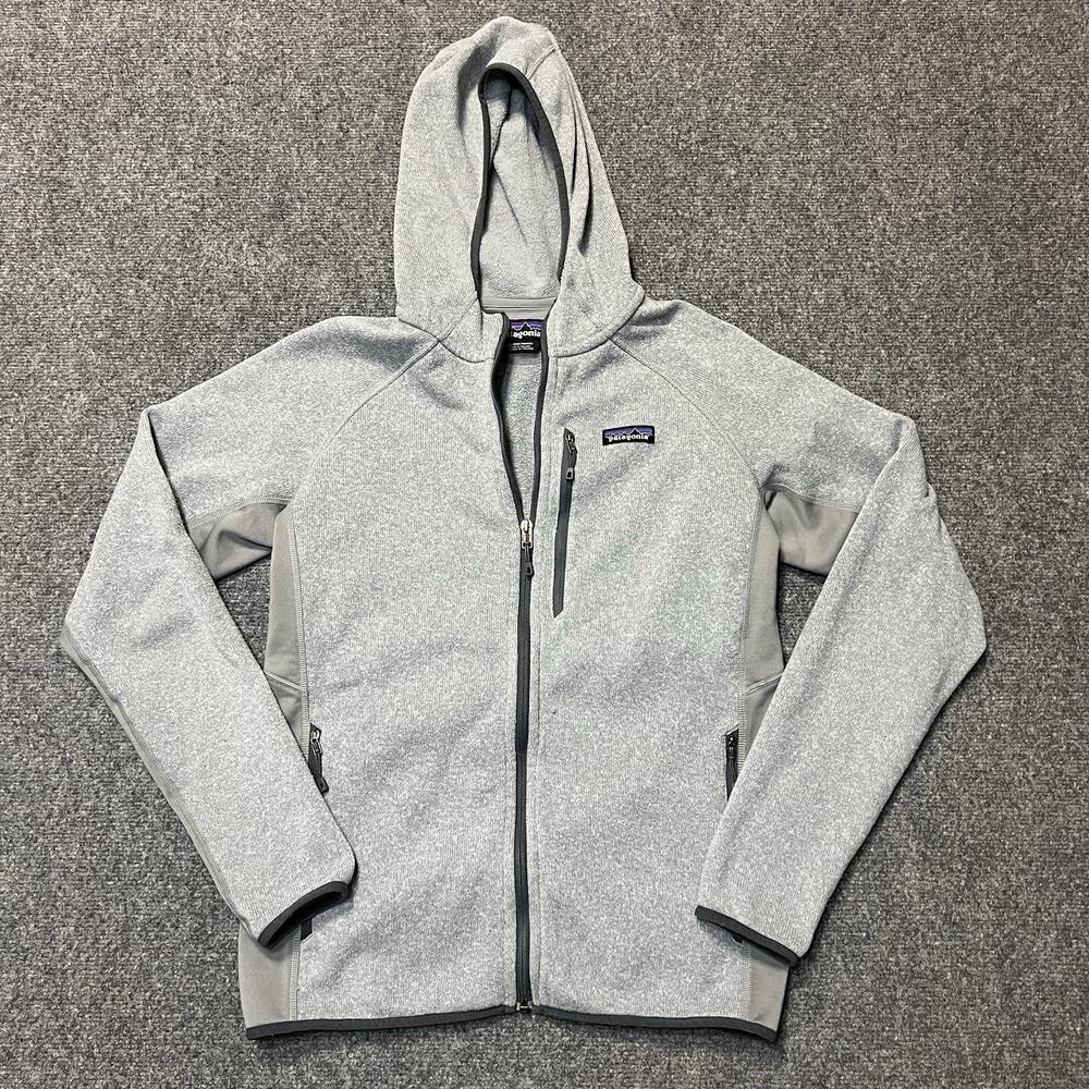 Patagonia Hoodie Mens M Gray Performance Better Sweater Hoody Zip Up Jacket